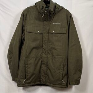 Columbia Men's Forest Olive Green Performance Ski Snowboard NWOT Jacket SZ M